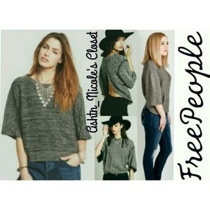 Free People Open Back Top Sz Small NWOT